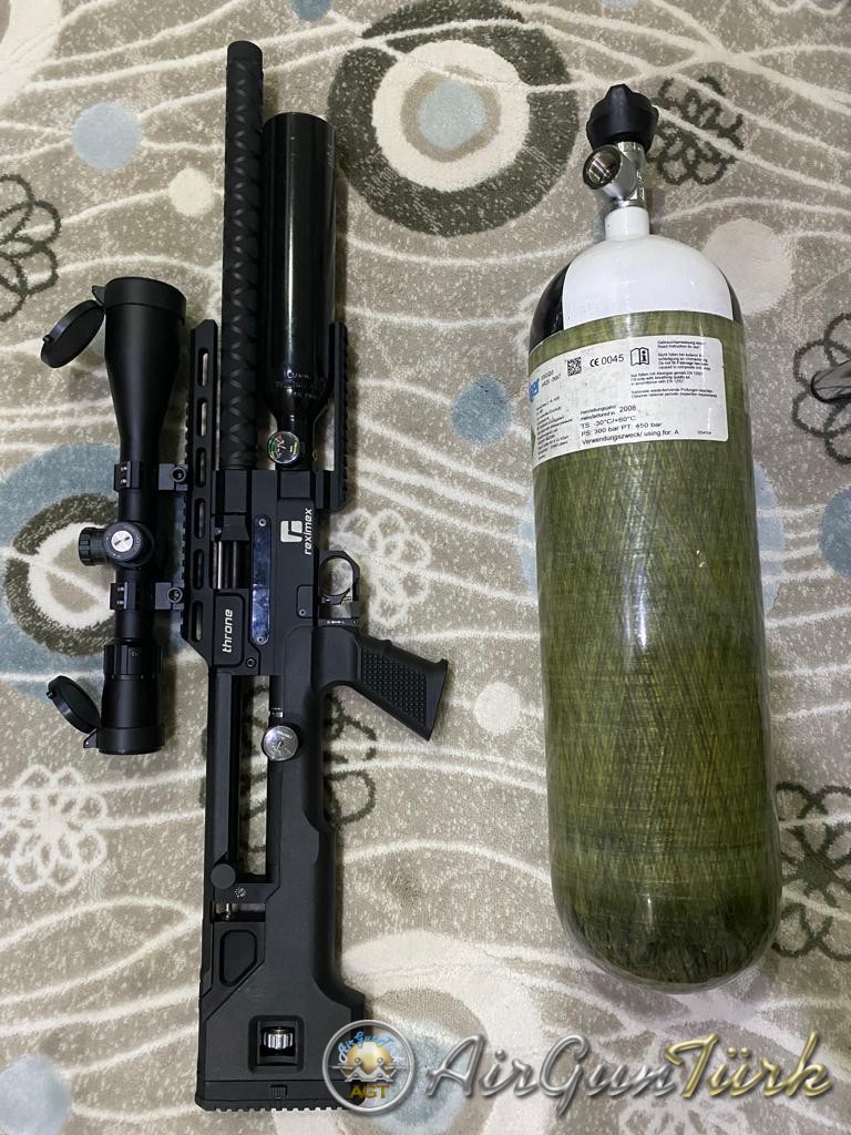 Reximex Throne GEN 1-Vector Optics Everest Gen 2 3-18x50 Dürbün - 6.8lt 300 Bar Drager marka Tüp