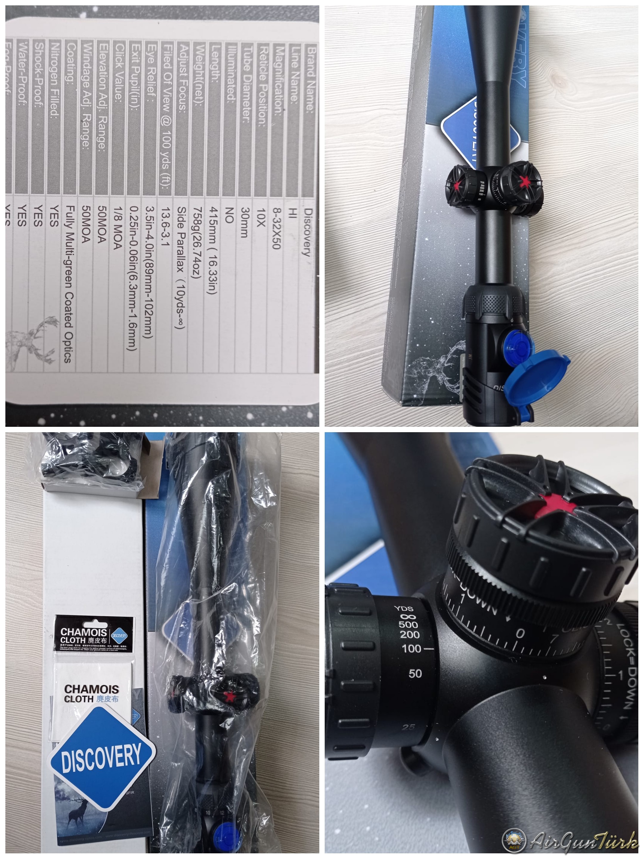 Discovery HI 8-32X50 SF