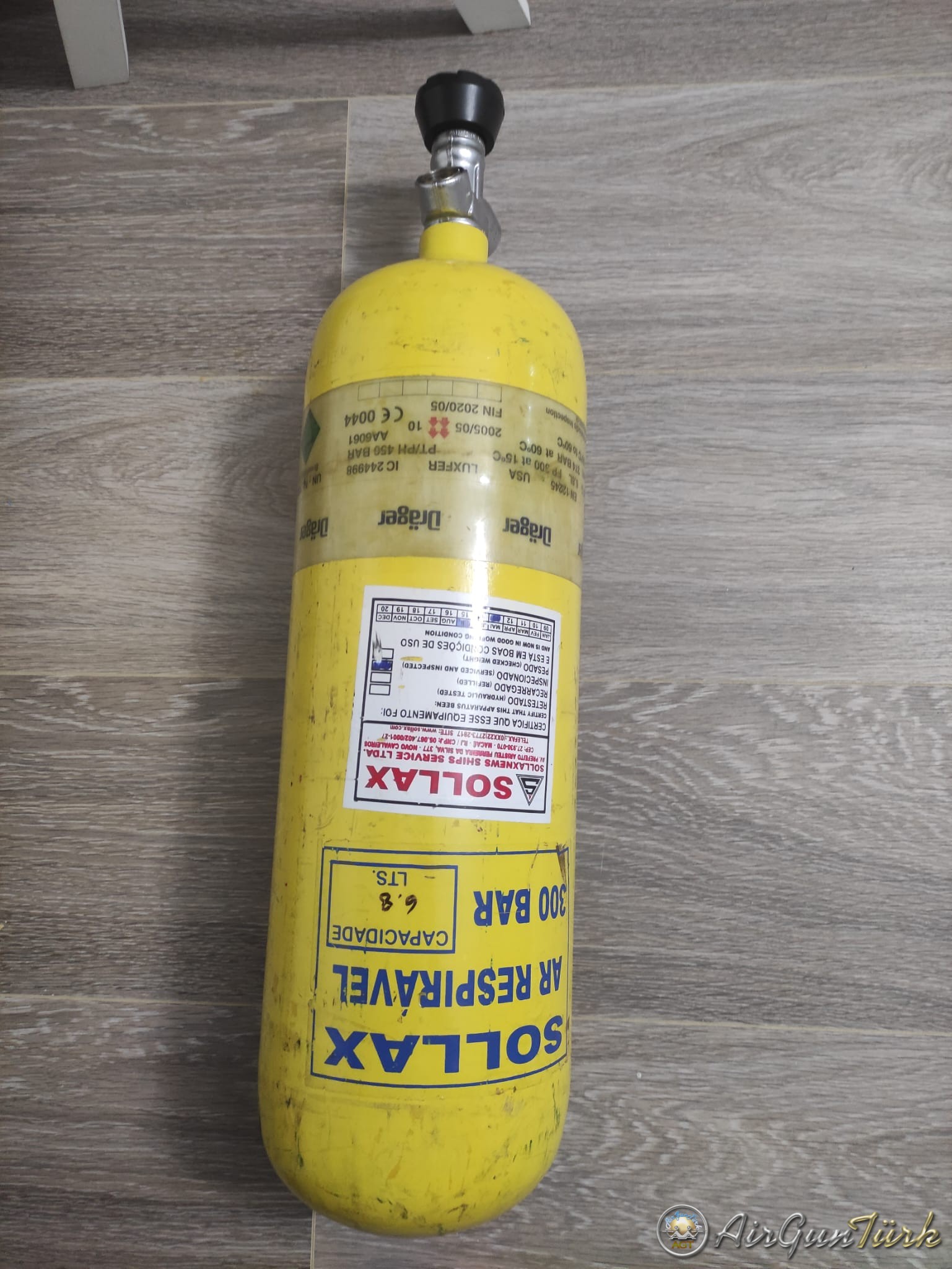 Drager Karbonfiber Scuba Tüp, 6.8 Litre 300 Bar