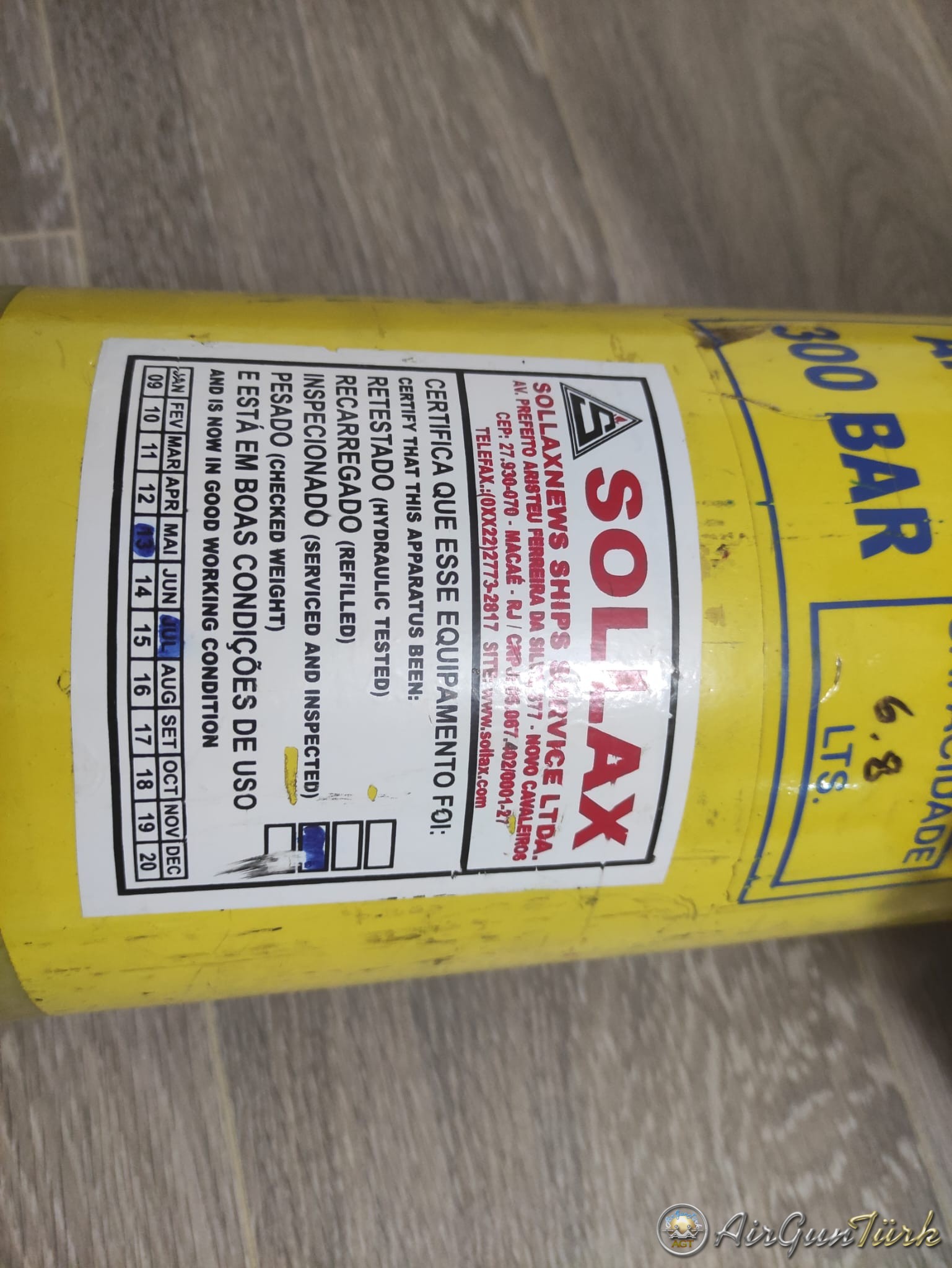 Drager Karbonfiber Scuba Tüp, 6.8 Litre 300 Bar