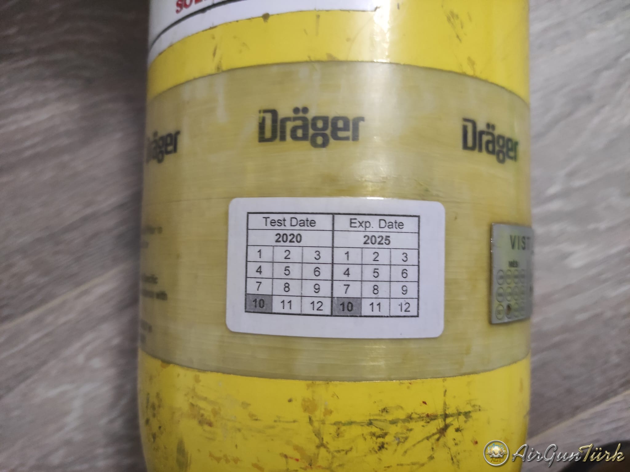 Drager Karbonfiber Scuba Tüp, 6.8 Litre 300 Bar