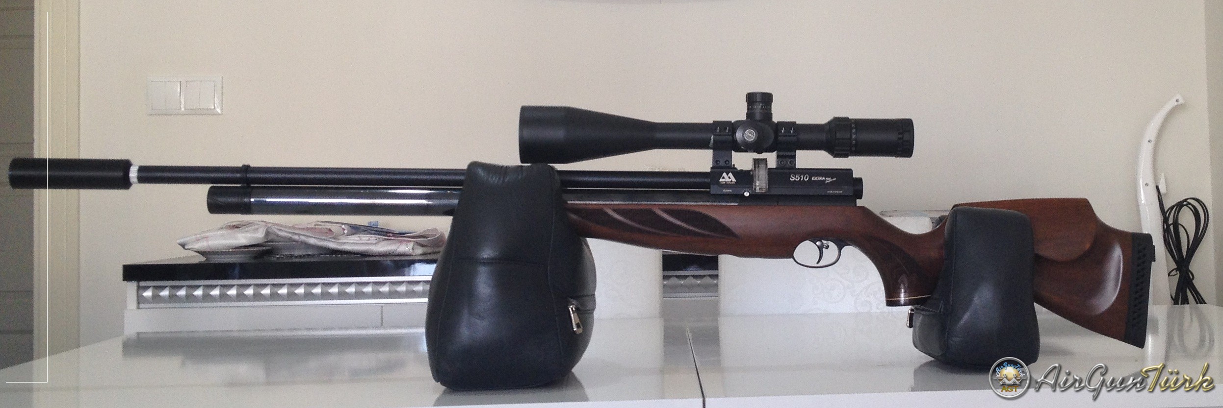 Air Arms S510 Xtra FAC SL 5.5mm PCP Havalı Tüfek Set (Kayın Kundak )