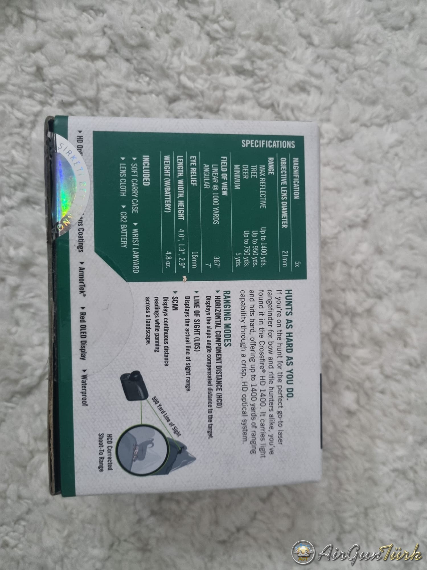 Vortex HD1400 Mesafe Ölçer