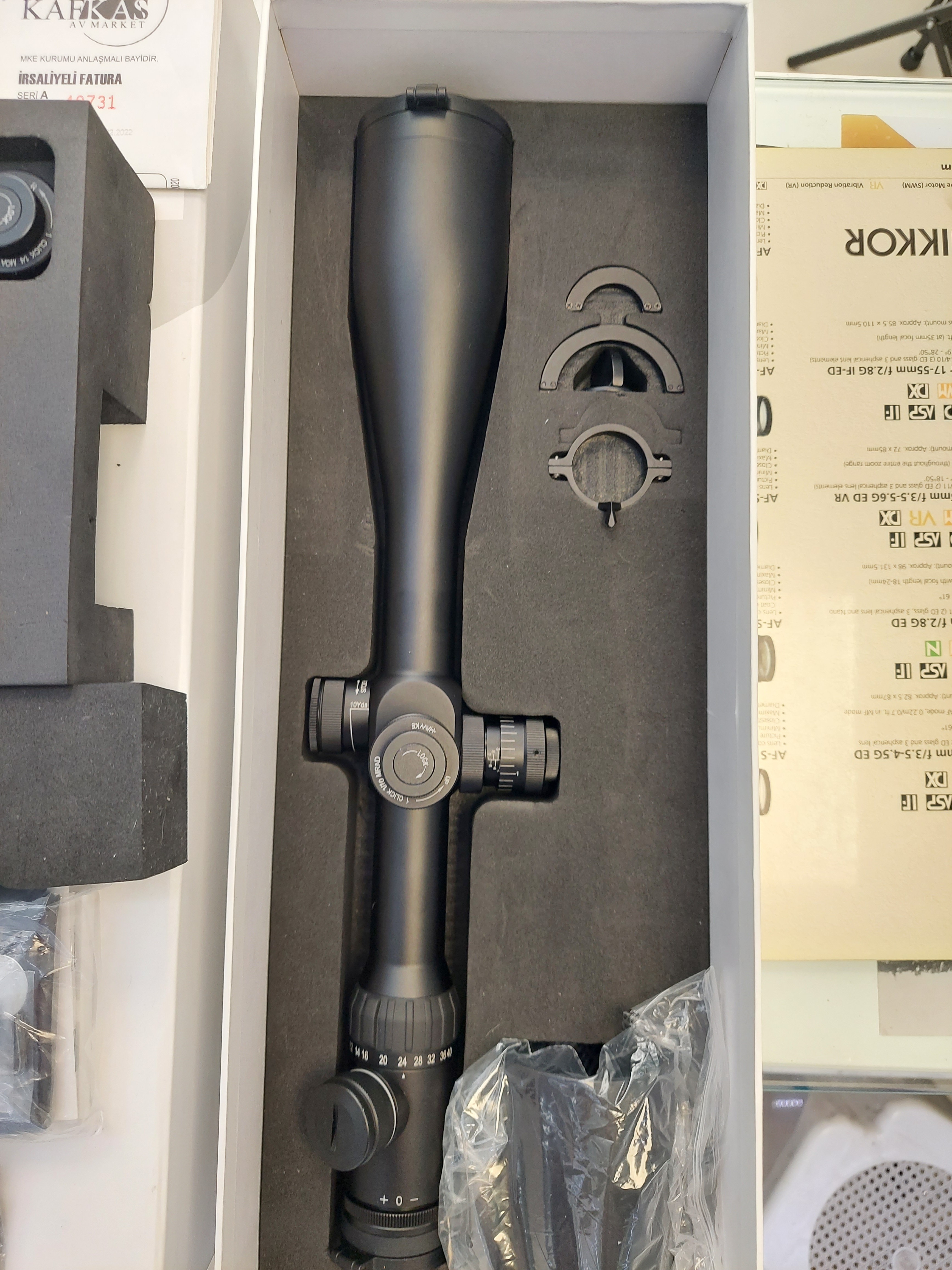 HAWKE SİDEWİNDER ED 8-40X56 TMX SFP