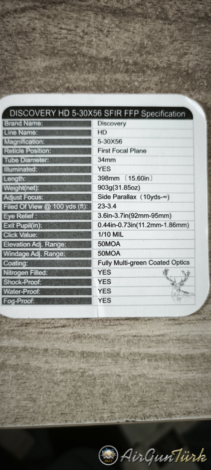 Discovery 5-30x56 sfir ffp gen1