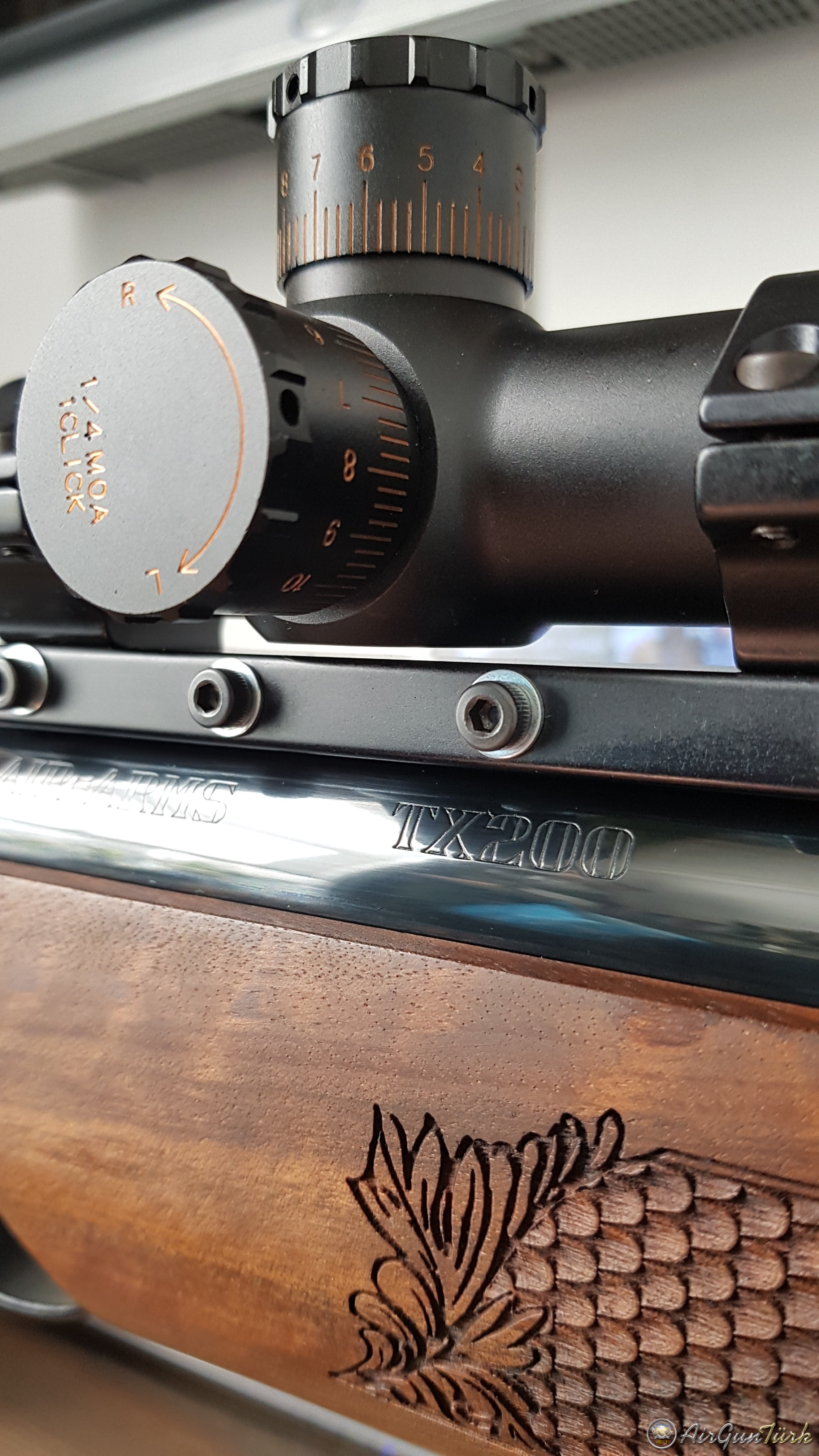 Air Arms TX200 4.5 mm >16 J , V-Match/Rowan
