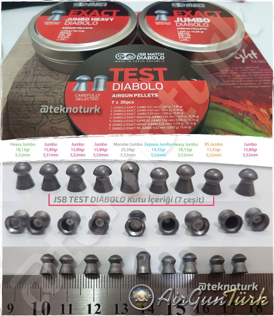 JSB Exact Jumbo Pellet Serisi