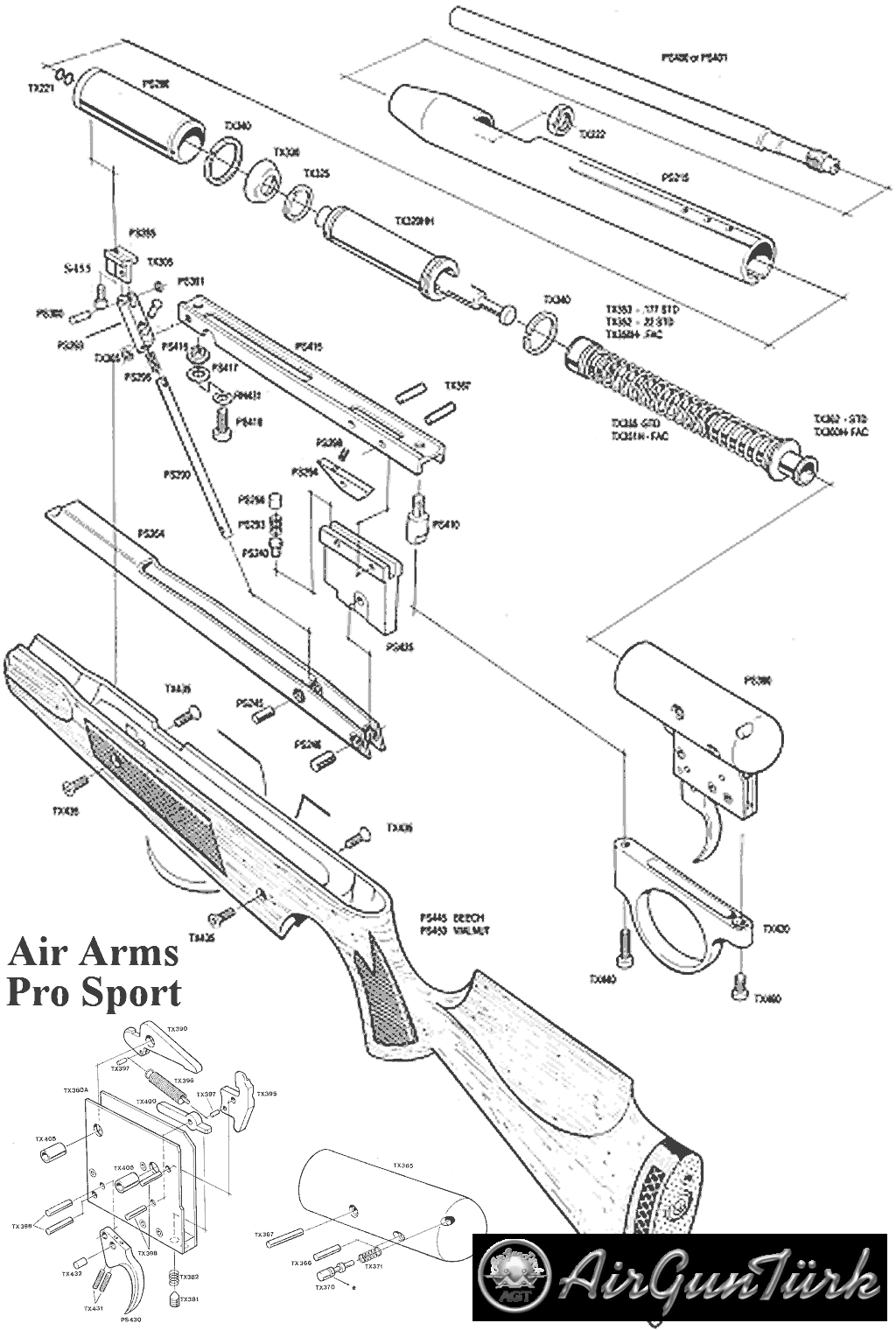 AirArms Prosport Şema ve Ayrıntıları
