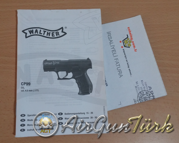 SATILIK - UMAREX Walther CP99 4.5mm Havalı Tabanca