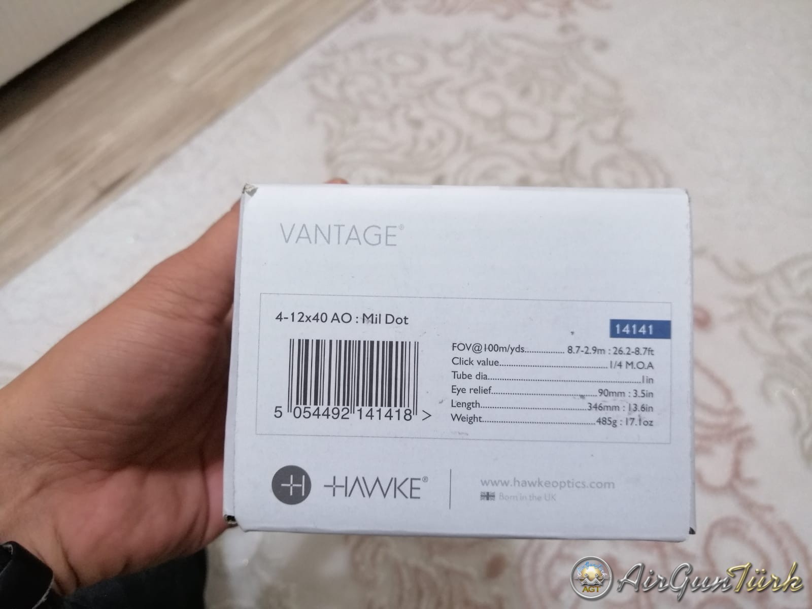 SATILIK Hawke Vantage 4-12x40 AO Mil Dot