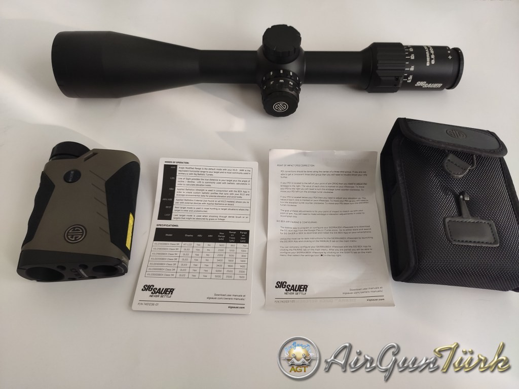 Sig Sauer BDX COMBO KIT KILO2400 SIERRA3 - 6.5-20x52mm