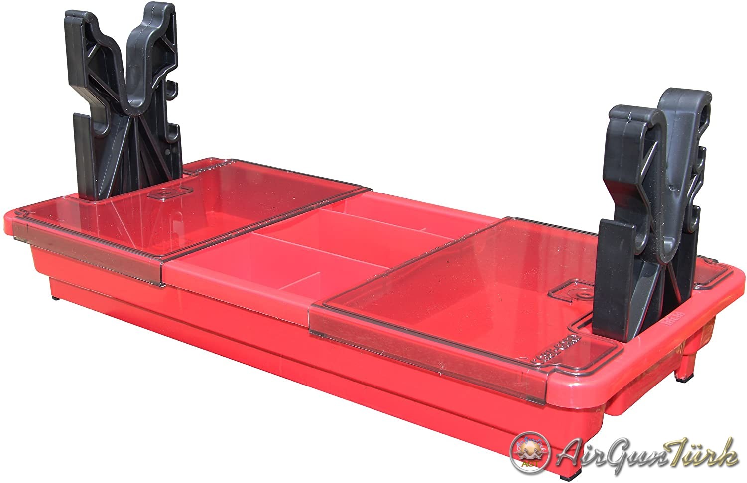 Atış ekipmanı olarak güzel bir sehpa ve organizer !