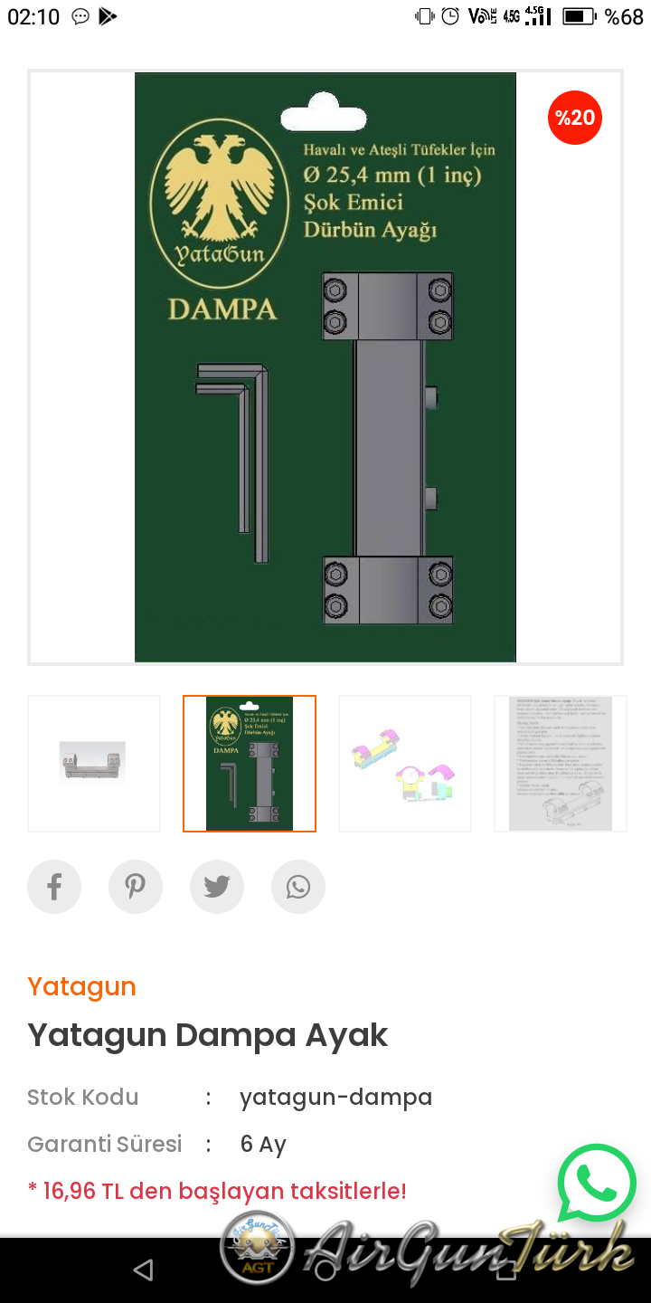 Yatagun Dampa Ayağı Alınık Alım İlanı