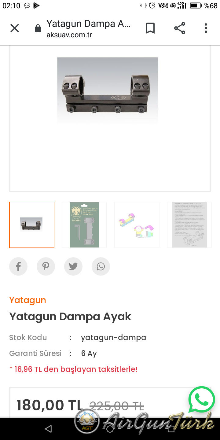Yatagun Dampa Ayak Arıyorum Alınık