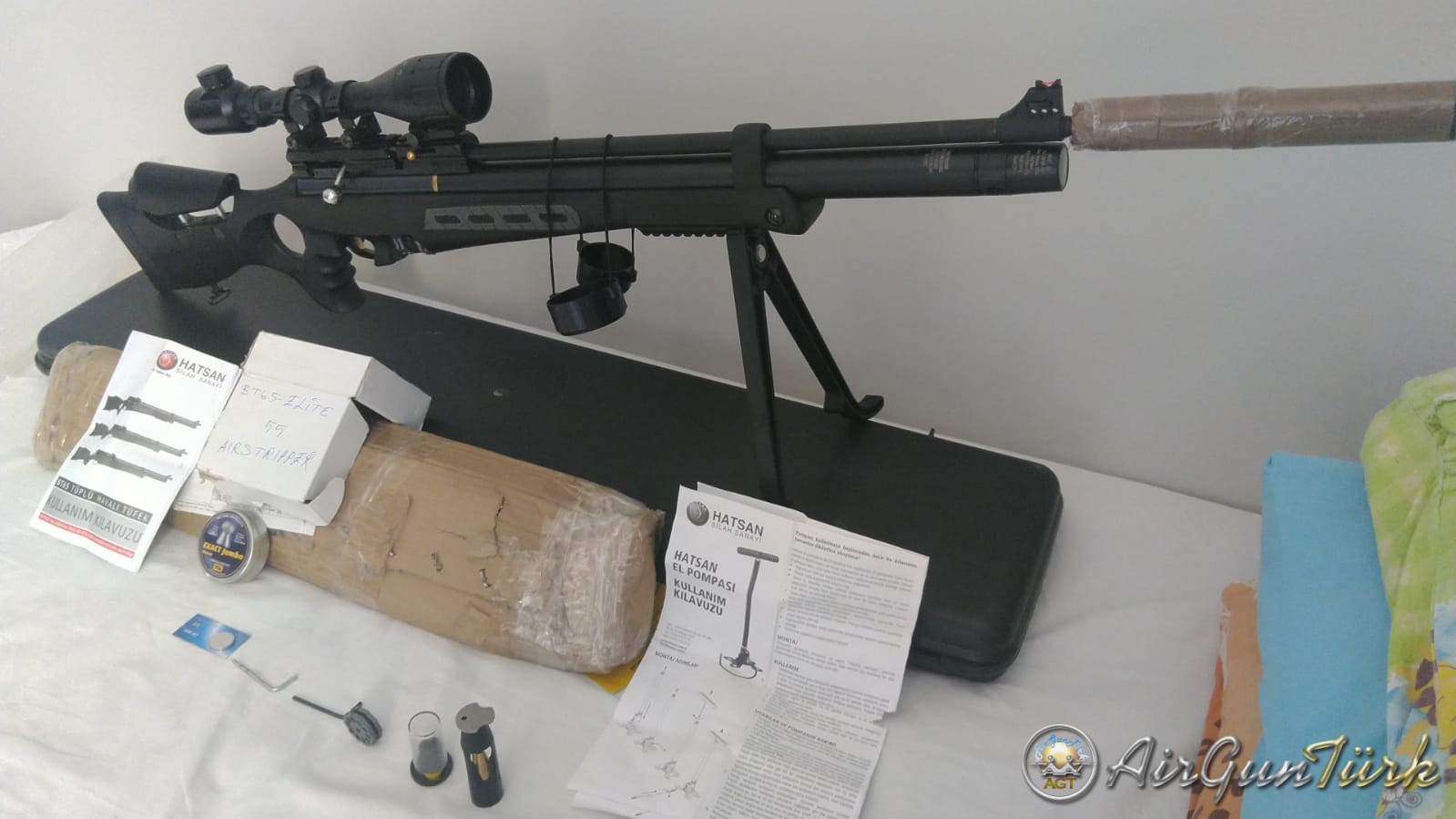 Sıfırdan farksız Hatsan Bt65 sb elite 5.5 cal.