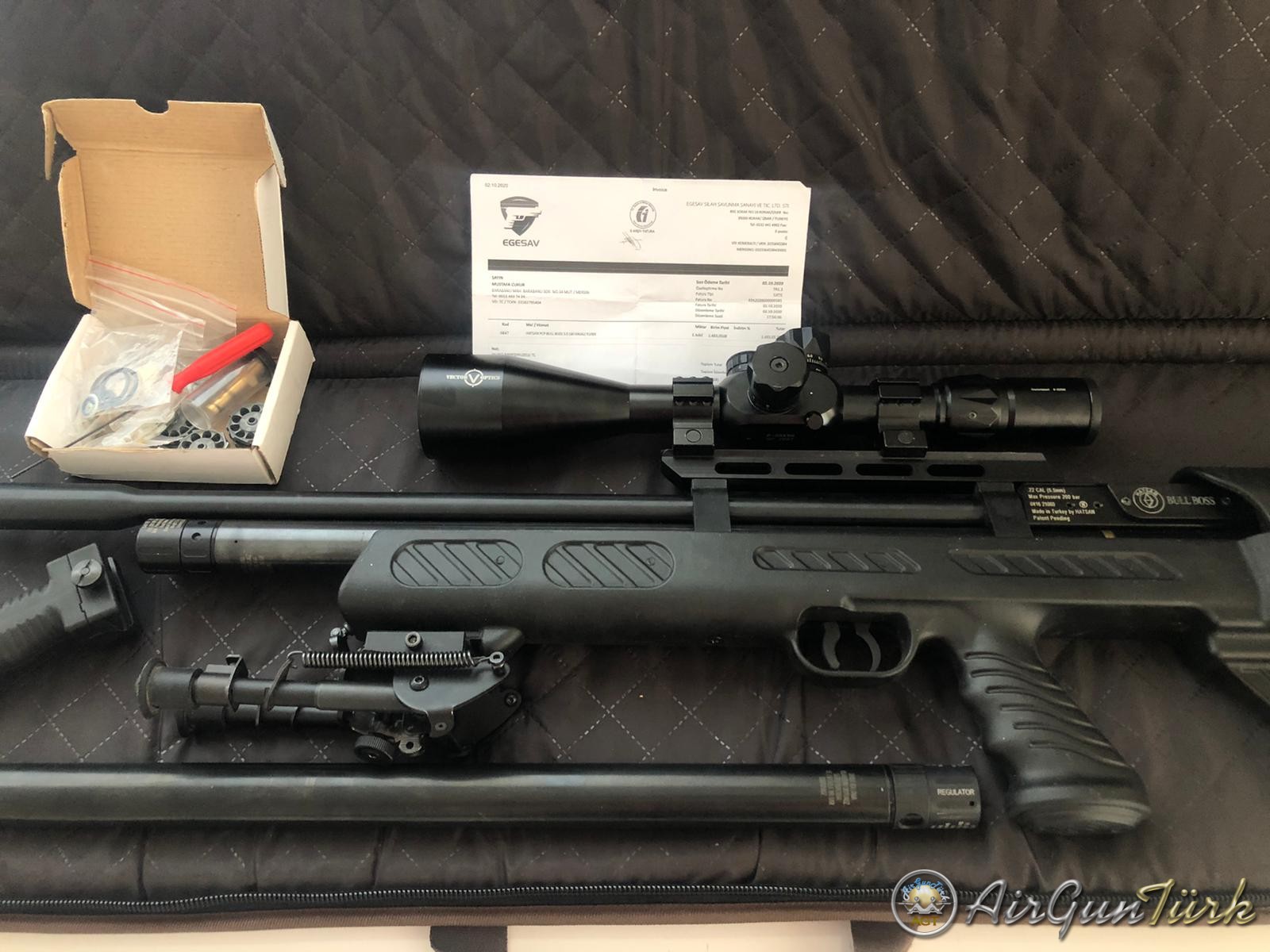 Hatsan Bullboss Qe Lw+ Vector Counterpunch 6-25x56 Tam Set