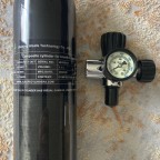 1.1 lt Carbon Tüp ve Göstergeli Vana